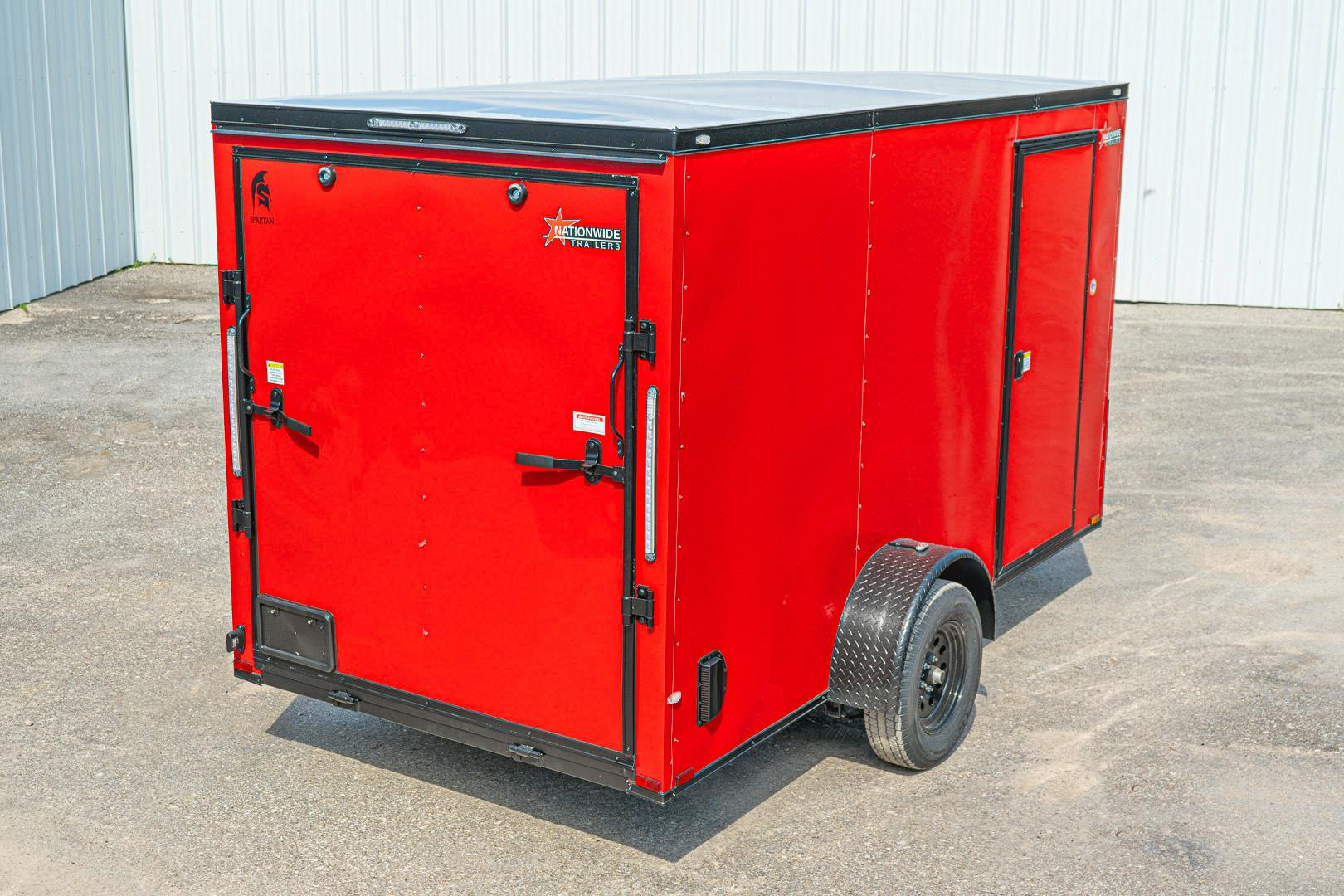 Spartan 6'x12' Enclosed Cargo Trailer w/ Rear Ramp Door (C1) - Stock #85401 - Image 12 of 15