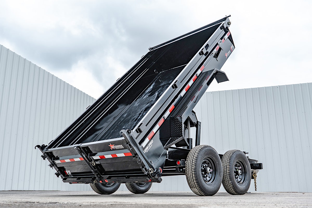 PJ Trailers 12'x83" Low Pro Dump Trailer w/ 2' Sides (DL) - Image 24