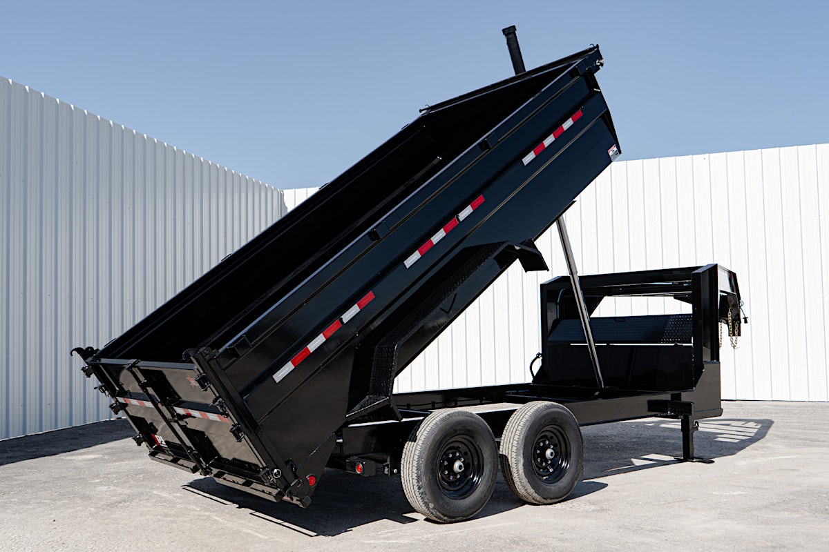 PJ Trailers 14'x83" GN Telescopic Dump Trailer w/ 3' Sides (DT) - Image 23