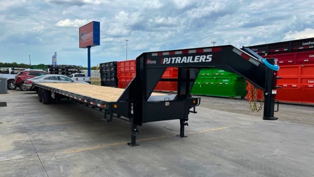 PJ Trailers 40'x102" Flatbed Trailer w/ Duals & Air-ride (FD) - Image 2