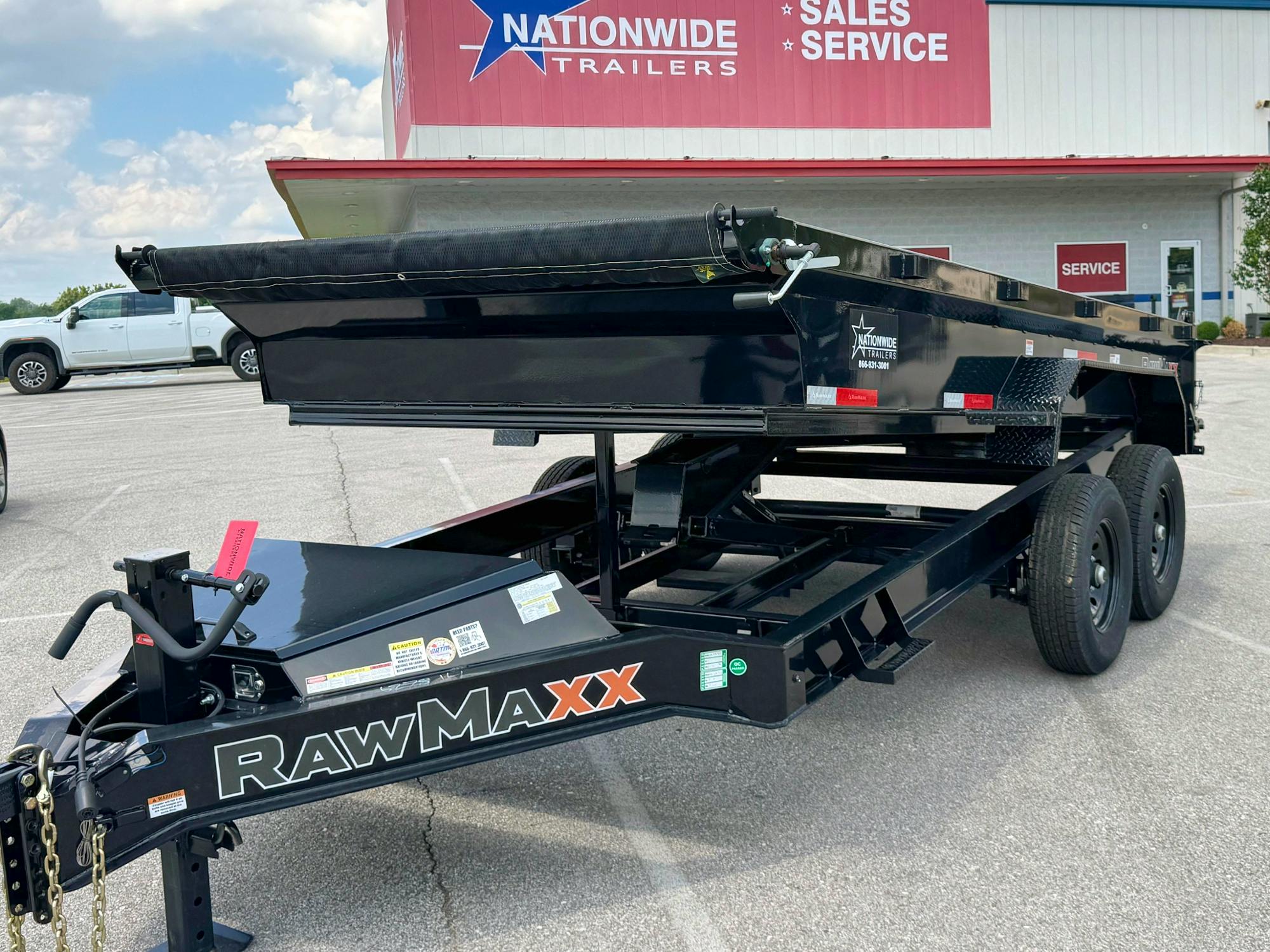 RawMaxx GDX 14' × 83" 14K Dump Trailer