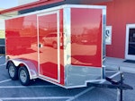 Spartan 6'x12' Enclosed Cargo Trailer w/ Rear Ramp Door (C2) Stock #85447 - Thumbnail 1