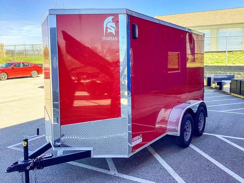 Spartan 6'x12' Enclosed Cargo Trailer w/ Rear Ramp Door (C2) - Stock #85447 - Image 2 of 3