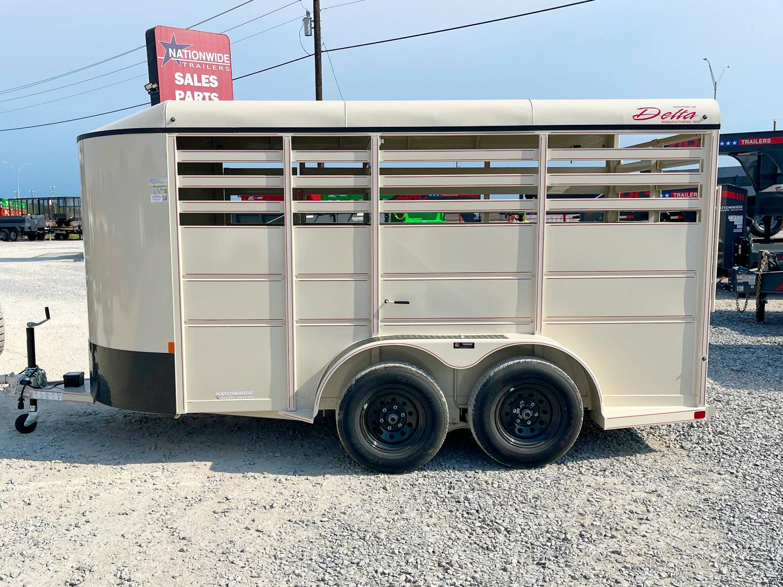 Delta 14' Livestock Trailer (500 ES) - Image 1