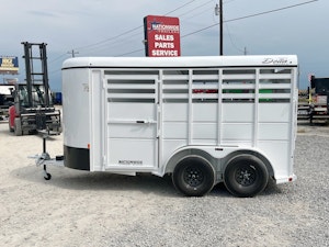 Delta 14' 500 Series 2 Horse Slant Stock Combo Trailer (RH)
