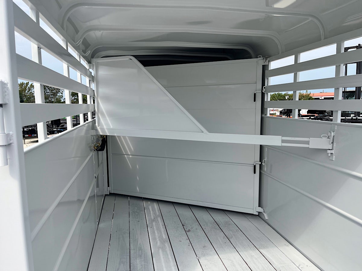 Delta 14' 500 Series 2 Horse Slant Stock Combo Trailer (RH) - Stock #85473 - Image 6 of 6 Delta 14' 500 Series 2 Horse Slant Stock Combo Trailer (RH) - Stock #85473 - Image 6 of 6