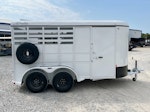Delta 14' 500 Series 2 Horse Slant Stock Combo Trailer (RH) Stock #85473 - Thumbnail 5