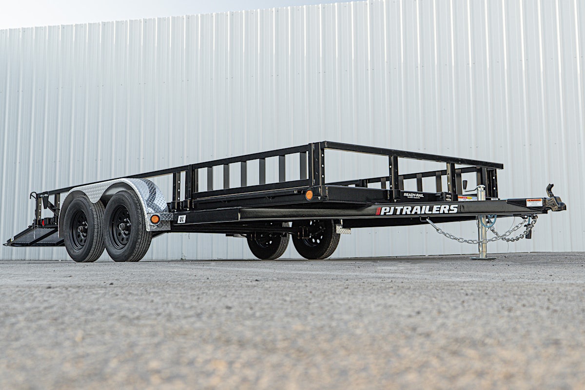 PJ Trailers 16'x83" Tandem Axle 4" Channel Utility Trailer (UL) - Image 6