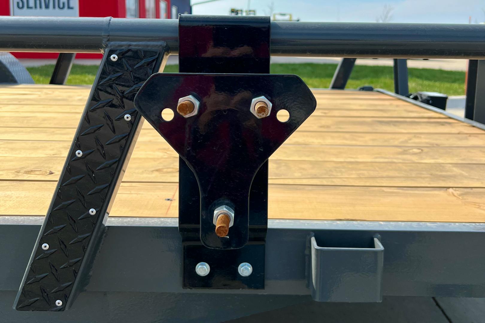 RawMaxx 16'x83" Tandem Axle Utility Trailer w/ 4ft Gate (UTX) - Image 8