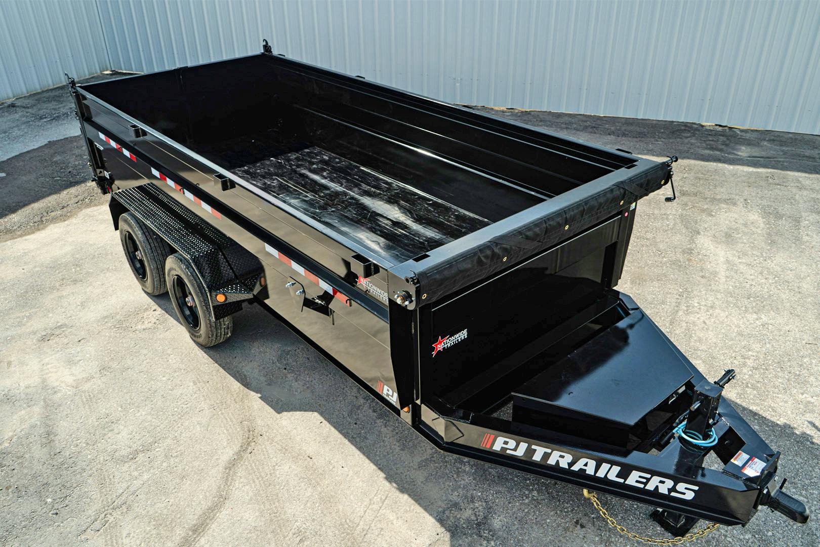 PJ Trailers 16'x83" HD Low Pro Dump Trailer w/ 3' Sides (DE) - Stock #85483 - Image 6 of 27