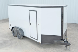 Spartan 7'x16' Enclosed Cargo Trailer w/ Rear Ramp Door (C2)