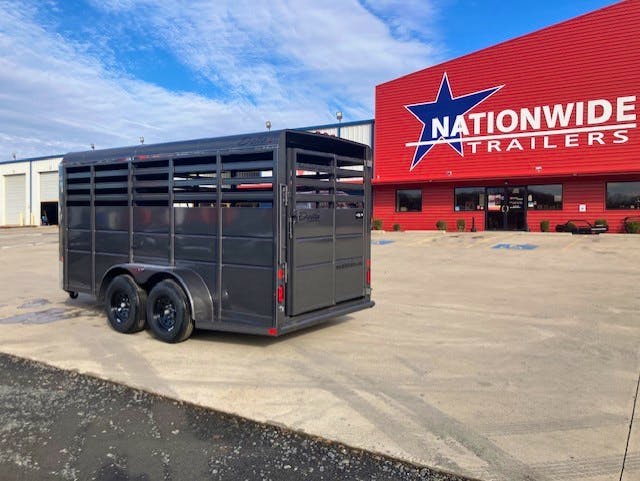 Delta 16' Livestock Trailer w/ Tandem Axle (RL) - Stock #85496 - Image 2 of 5