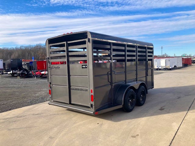 Delta 16' Livestock Trailer w/ Tandem Axle (RL) - Stock #85496 - Image 3 of 5
