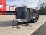 Delta 16' Livestock Trailer w/ Tandem Axle (RL) Stock #85496 - Thumbnail 1