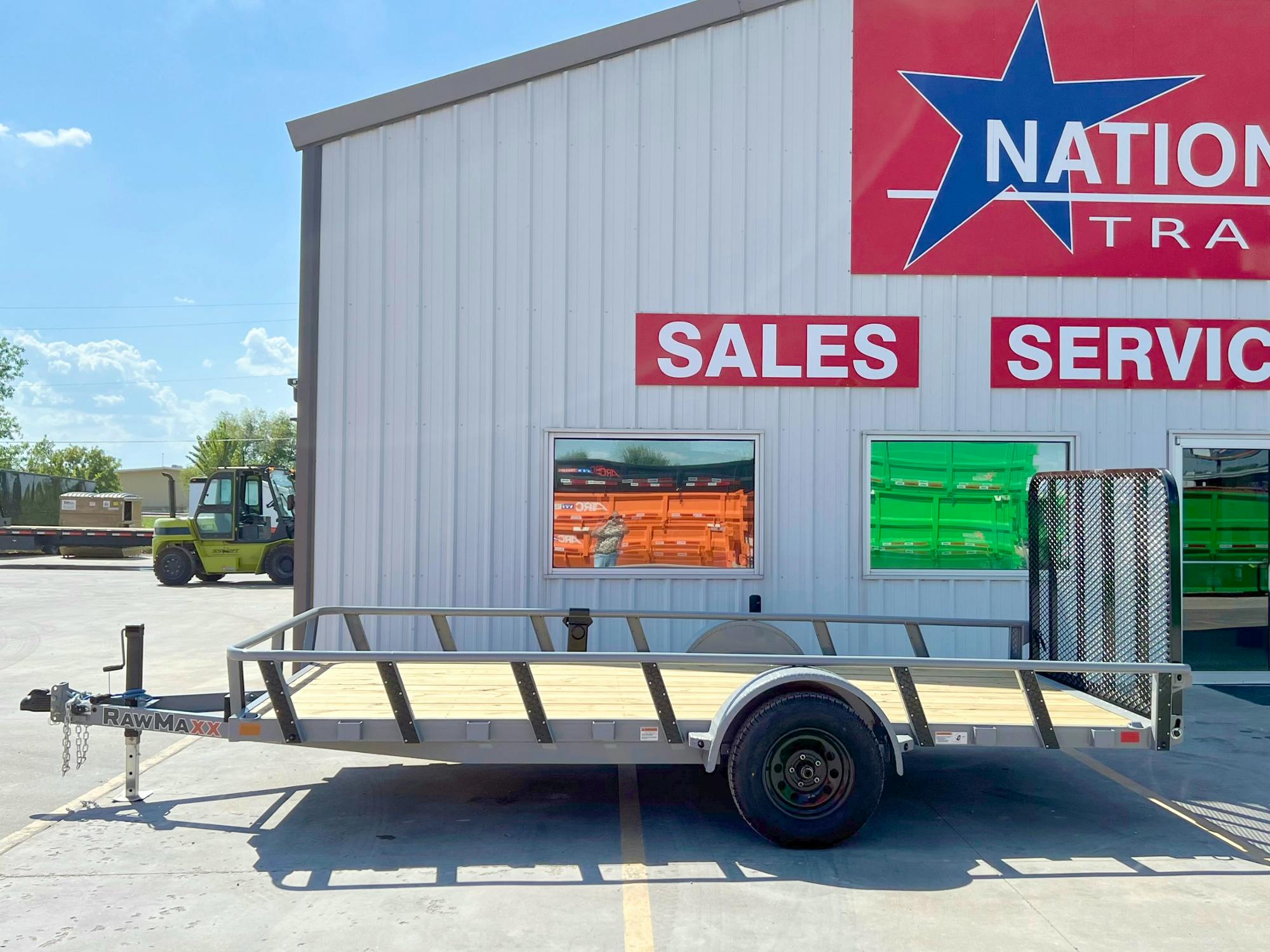 RawMaxx 14'x77" Pipetop Utility Trailer w/4' Gate (UTX) - Image 3