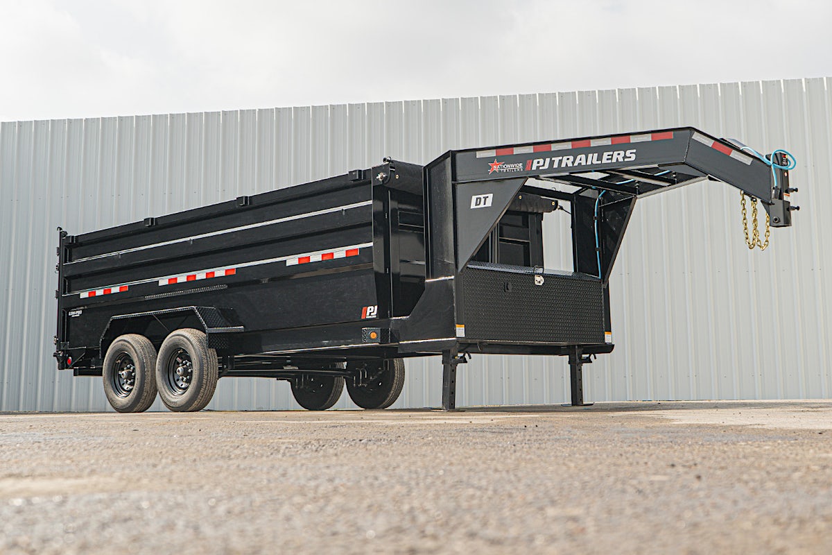 PJ Trailers 16'x83" Gooseneck Telescopic Dump Trailer w/ 4' Sides (DT) - Image 6