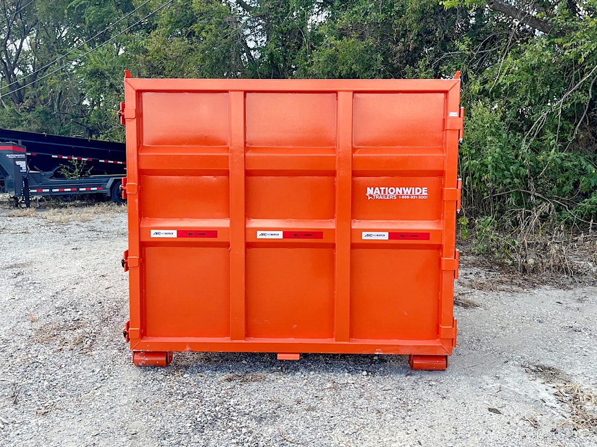 ARC Trailers 14' 20YD Steel Dumpster Bin w/ 6' Sides - Image 4