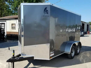 Spartan 6'x12' Enclosed Cargo Trailer w/ Rear Ramp Door (C2)