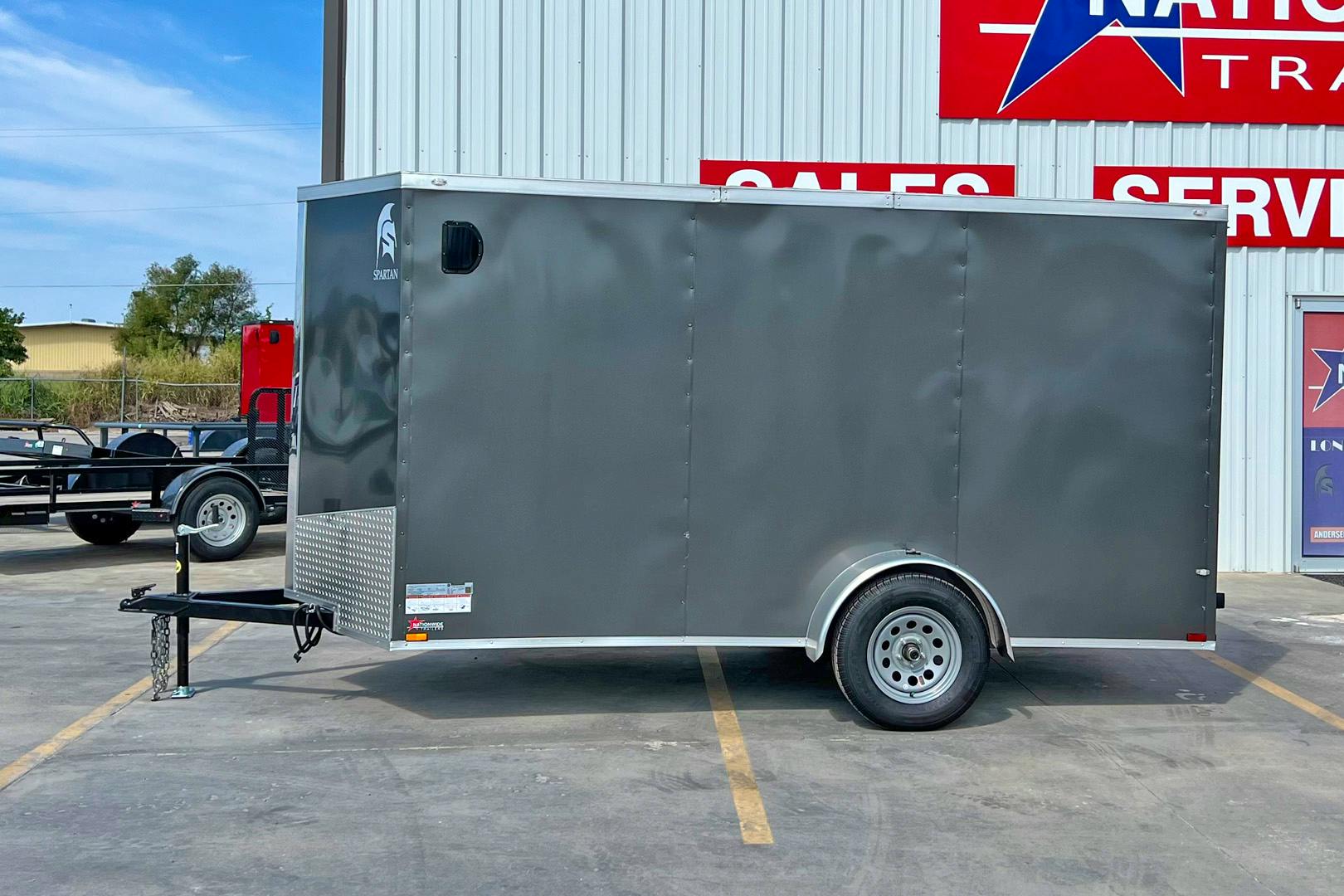 Spartan 6'x12' Enclosed Cargo Trailer w/ Rear Ramp Door (C2) - Image 2