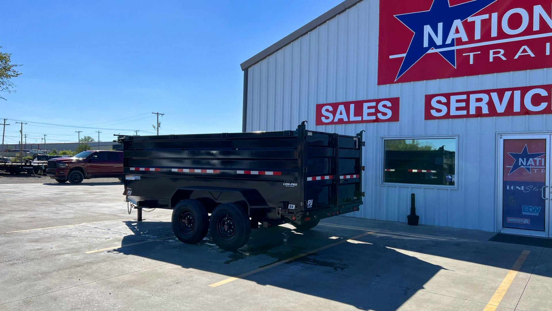 PJ Trailers 14'x83" 16k Low Pro Dump Trailer w/ 4' Sides (DX) - Image 4