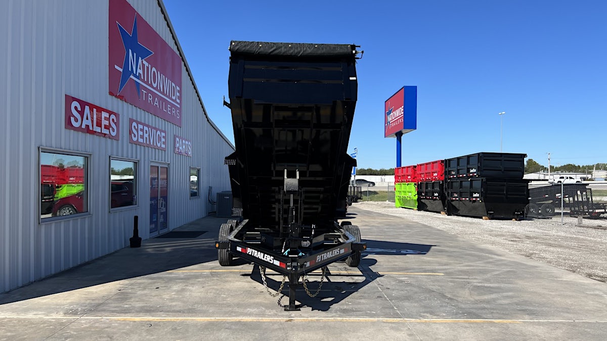 PJ Trailers 14'x83" 16k Low Pro Dump Trailer w/ 4' Sides (DX) - Image 10