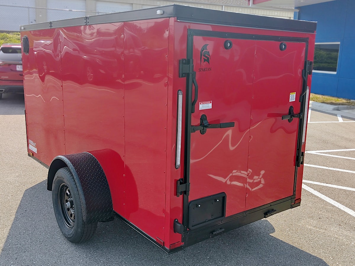Spartan 5'x10' Enclosed Cargo Trailer w/ Rear Ramp Door (C1) - Image 4