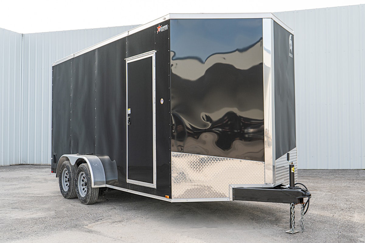 Spartan 7'x16' Enclosed Cargo Trailer w/ Rear Barn Doors (C2) - Image 2