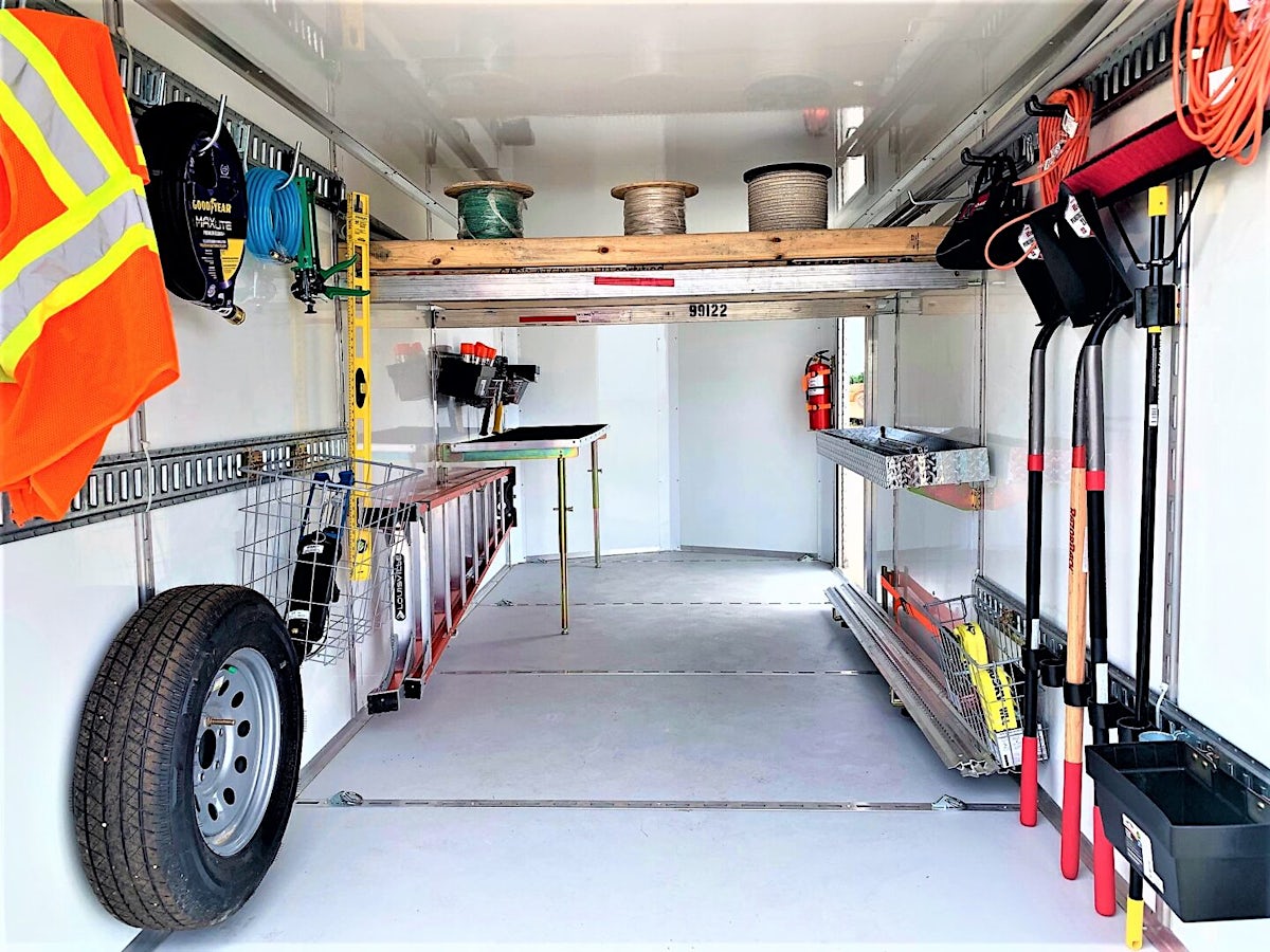 CellTech 8.5'x16' All-Steel Enclosed Cargo Trailer w/ Rear Barn Doors (C2) - Image 9