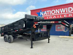 RawMaxx 16'x83" Telescopic Gooseneck Dump Trailer (LPXT GN) Stock #85567 - Thumbnail 1