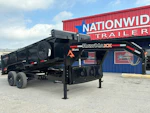 RawMaxx LPXT 16' × 83" 14K Gooseneck Telescopic Dump Trailer Stock #85567 - Thumbnail 1