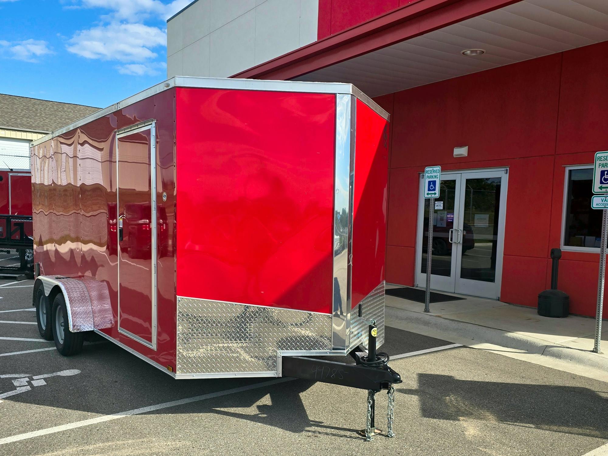 Spartan 7'x16' Enclosed Cargo Trailer w/ Rear Ramp Door (C2) - Image 1