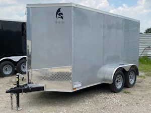 Spartan 6'x12' Enclosed Cargo Trailer w/ Rear Ramp Door (C2)