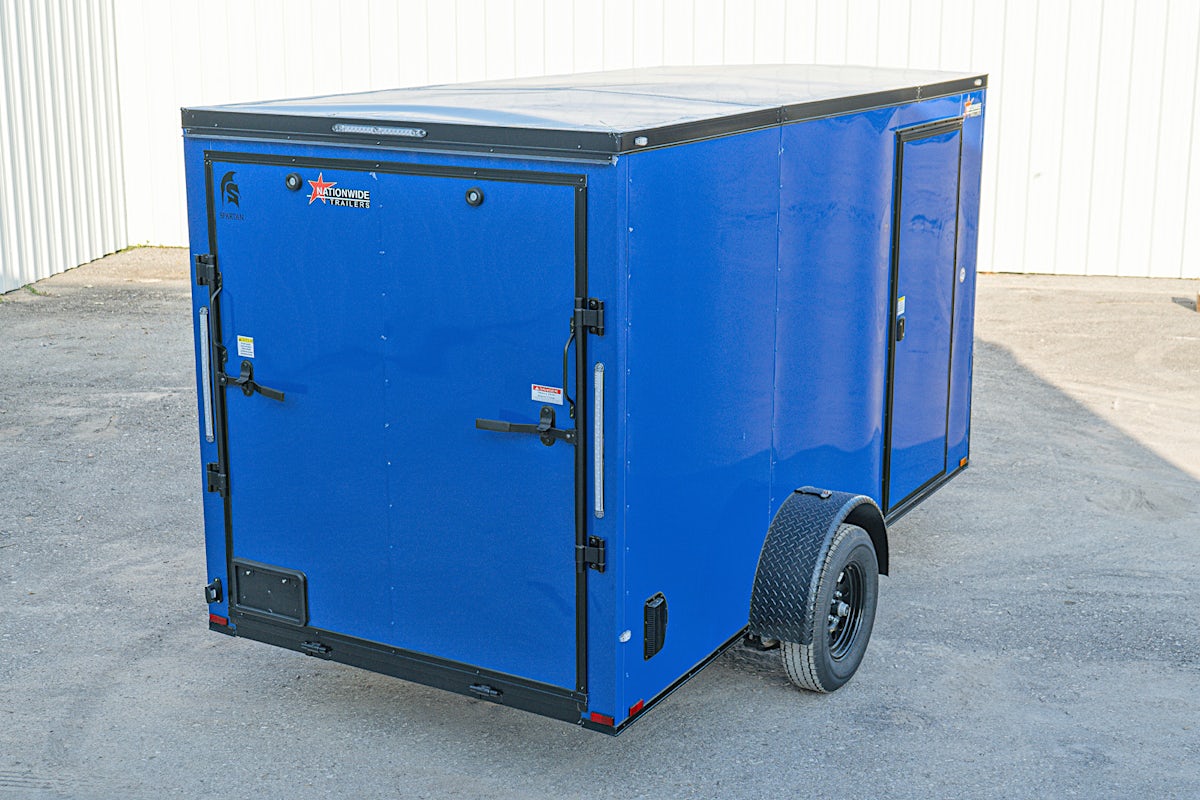 Spartan 6'x12' Enclosed Cargo Trailer w/ Rear Ramp Door (C1) - Image 11