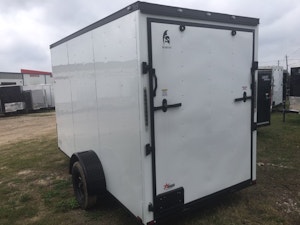 Spartan 6'x12' Enclosed Cargo Trailer w/ Rear Ramp Door (C1)