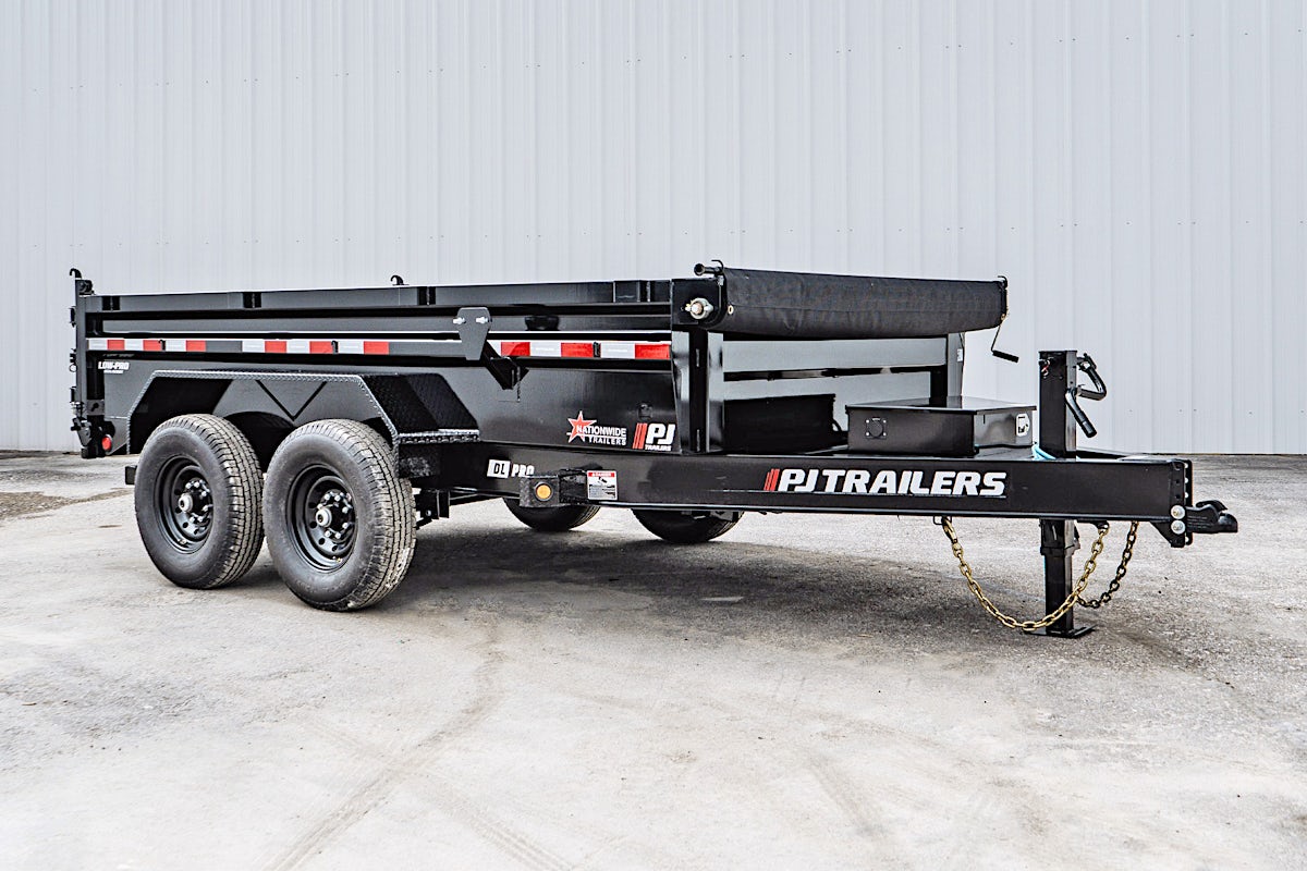 PJ Trailers 12'x83" Low Pro Dump Trailer w/ 2' Sides (DL) - Image 2