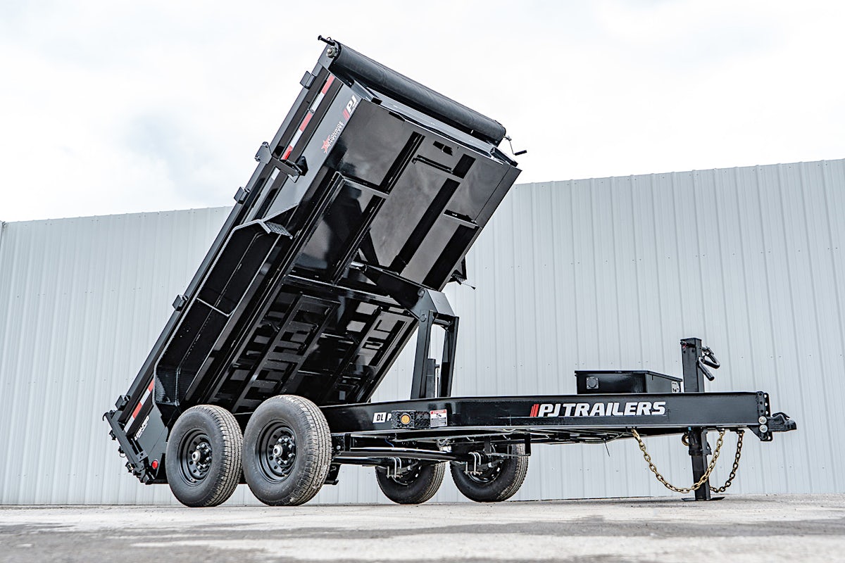 PJ Trailers 12'x83" Low Pro Dump Trailer w/ 2' Sides (DL) - Image 3