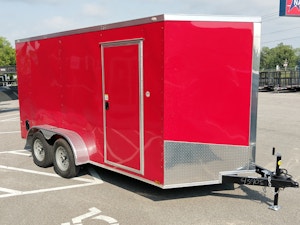 Spartan 7'x14' Enclosed Cargo Trailer w/ Rear Ramp Door (C2)