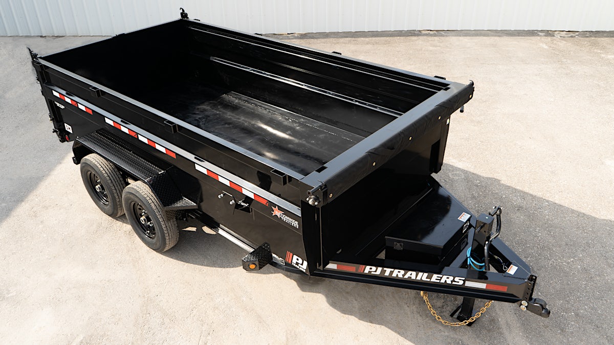 PJ Trailers 14'x83" Low Pro High Side Dump Trailer w/ 3' Sides (DM) - Image 10