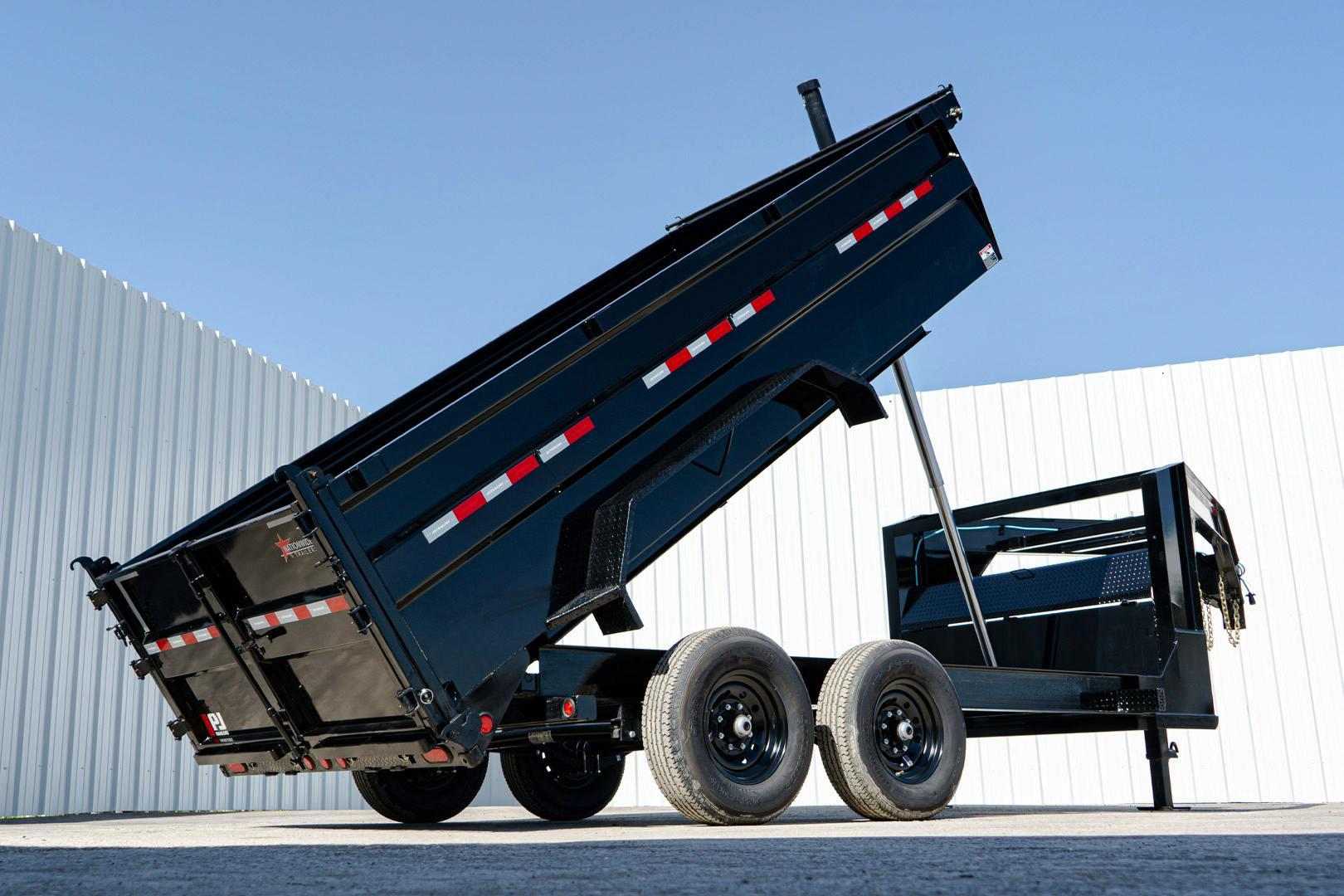 PJ Trailers 14'x83" GN Telescopic Dump Trailer w/ 3' Sides (DT) - Image 25