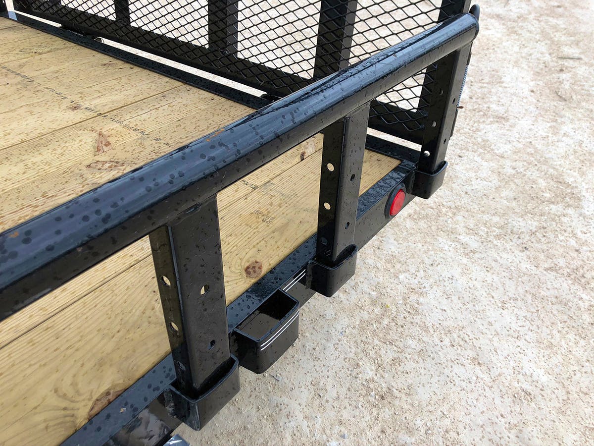 PJ Trailers 14'x77" Tandem Axle 4" Channel Utility Trailer (UK) - Image 3