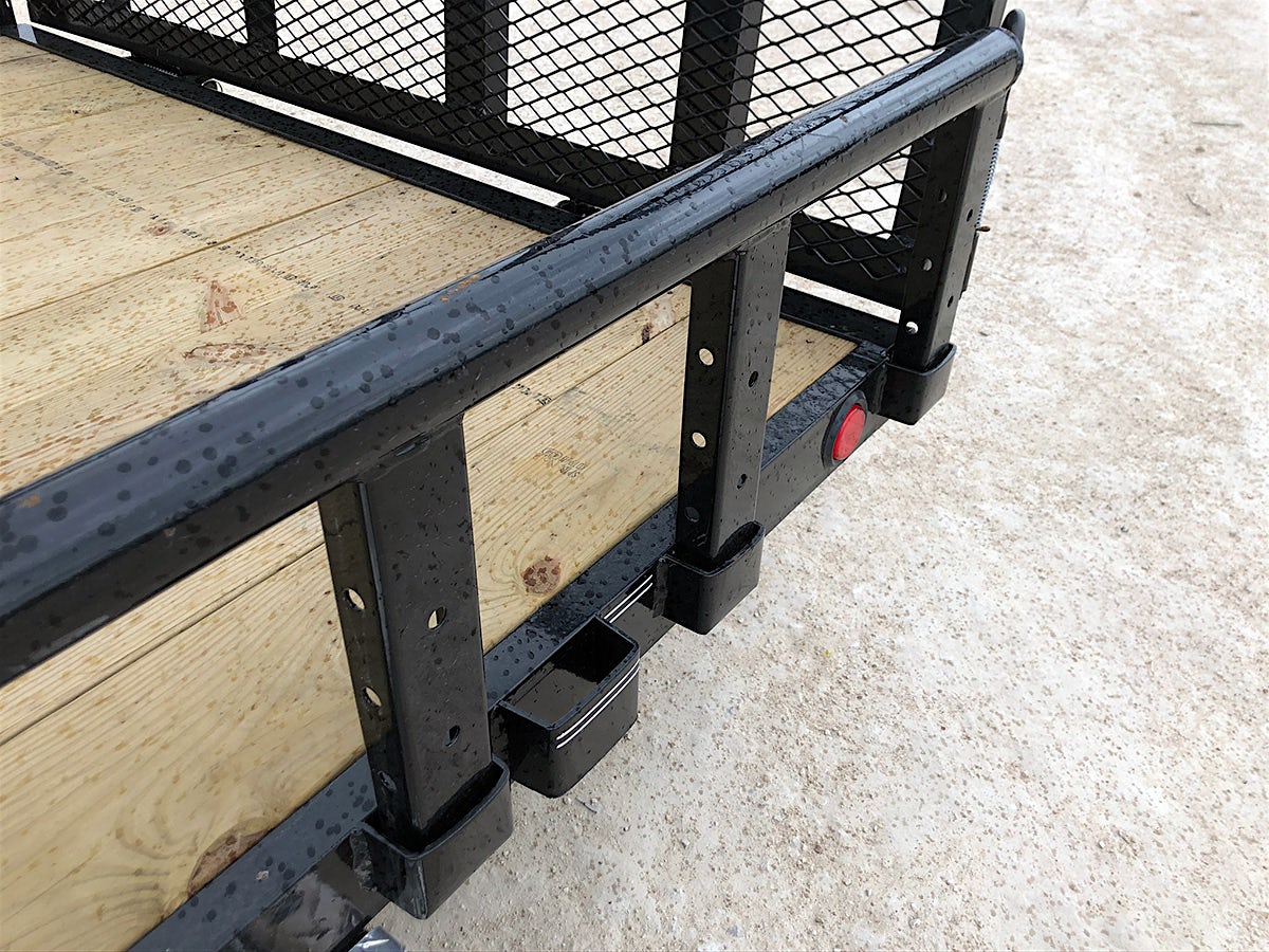 PJ Trailers 14'x77" Tandem Axle 4" Channel Utility Trailer (UK) - Image 3