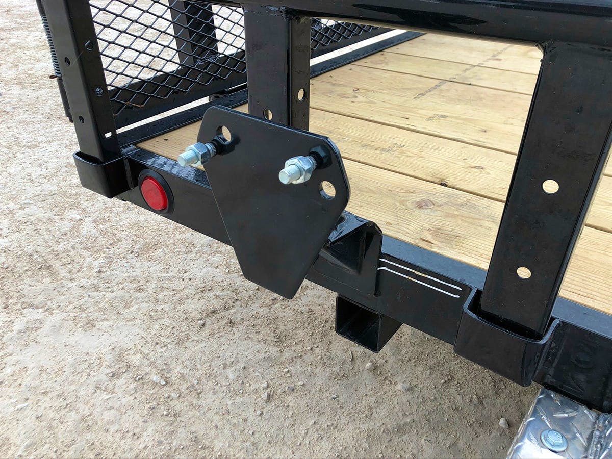 PJ Trailers 14'x77" Tandem Axle 4" Channel Utility Trailer (UK) - Image 4