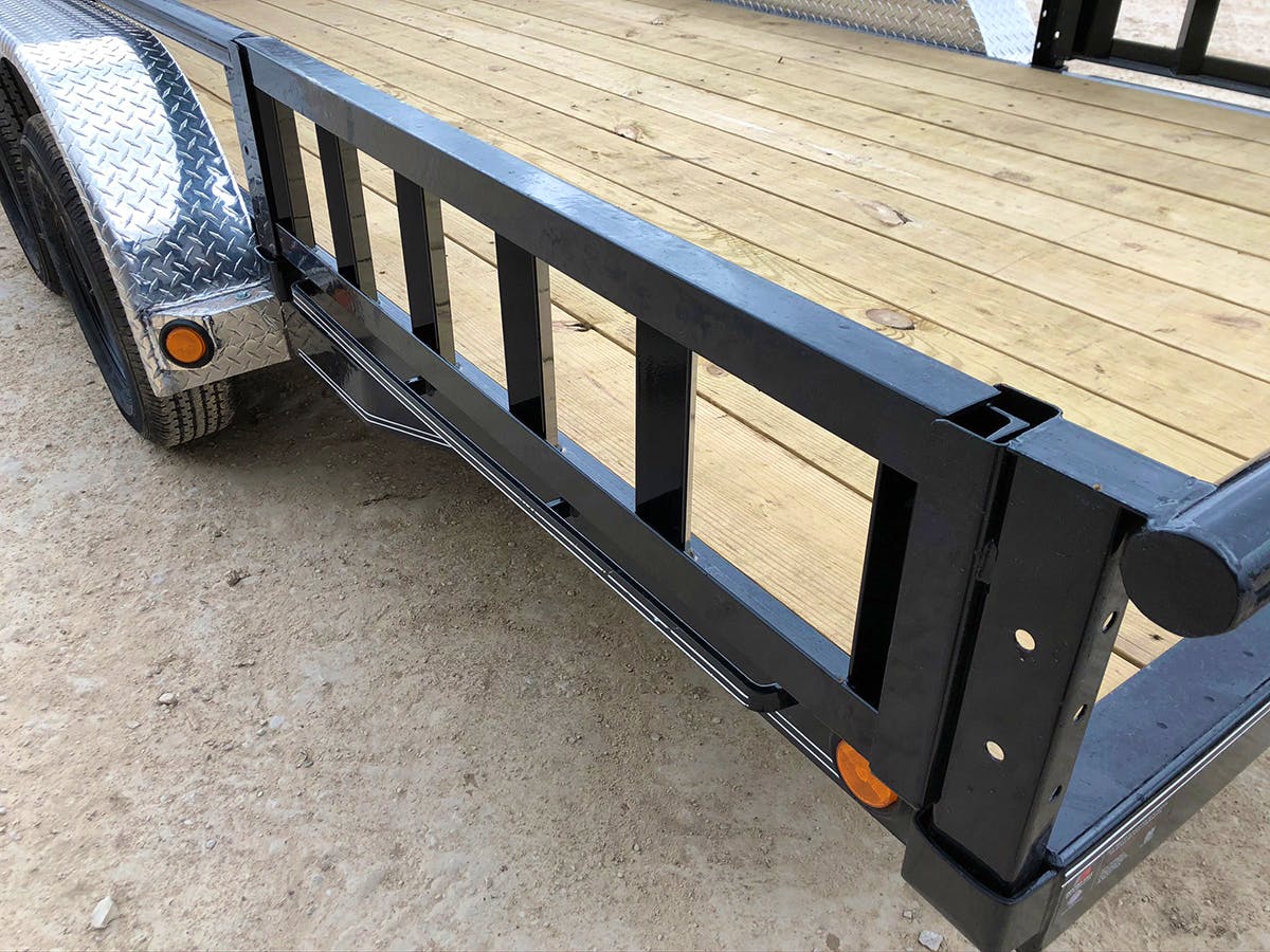 PJ Trailers 14'x77" Tandem Axle 4" Channel Utility Trailer (UK) - Image 6