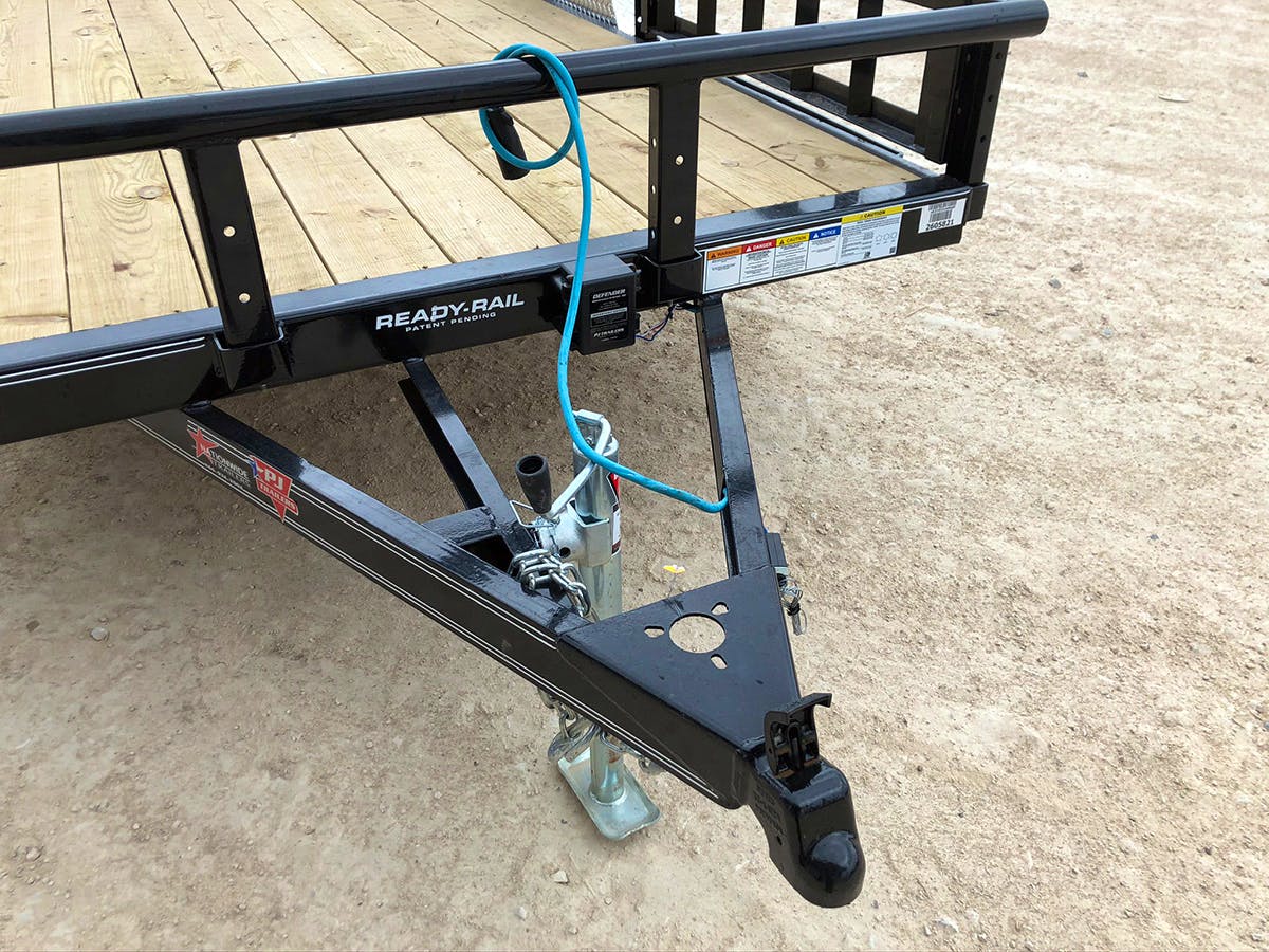 PJ Trailers 14'x77" Tandem Axle 4" Channel Utility Trailer (UK) - Image 7