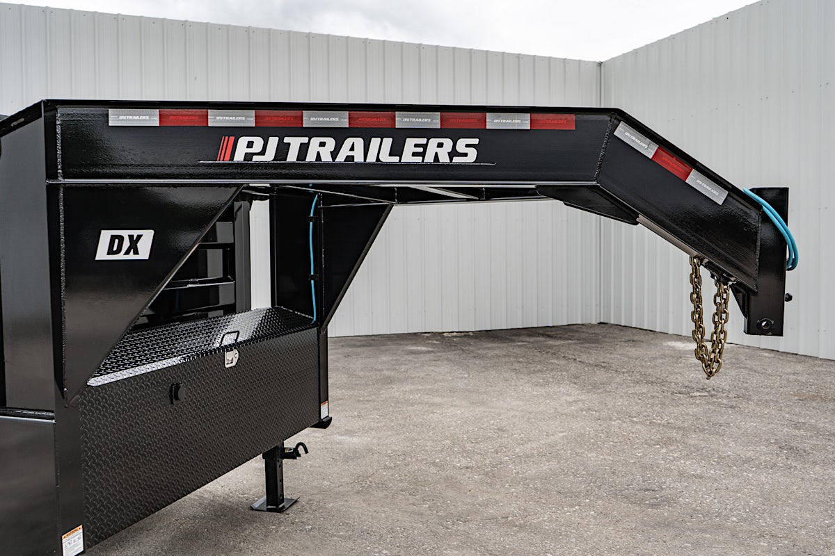 PJ Trailers 14'x83" 18k GN Low Pro Dump Trailer w/ 4' Sides (DX) - Image 9