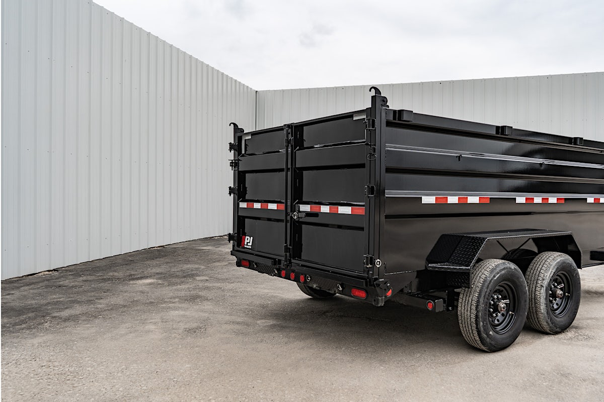 PJ Trailers 14'x83" 18k GN Low Pro Dump Trailer w/ 4' Sides (DX) - Image 26