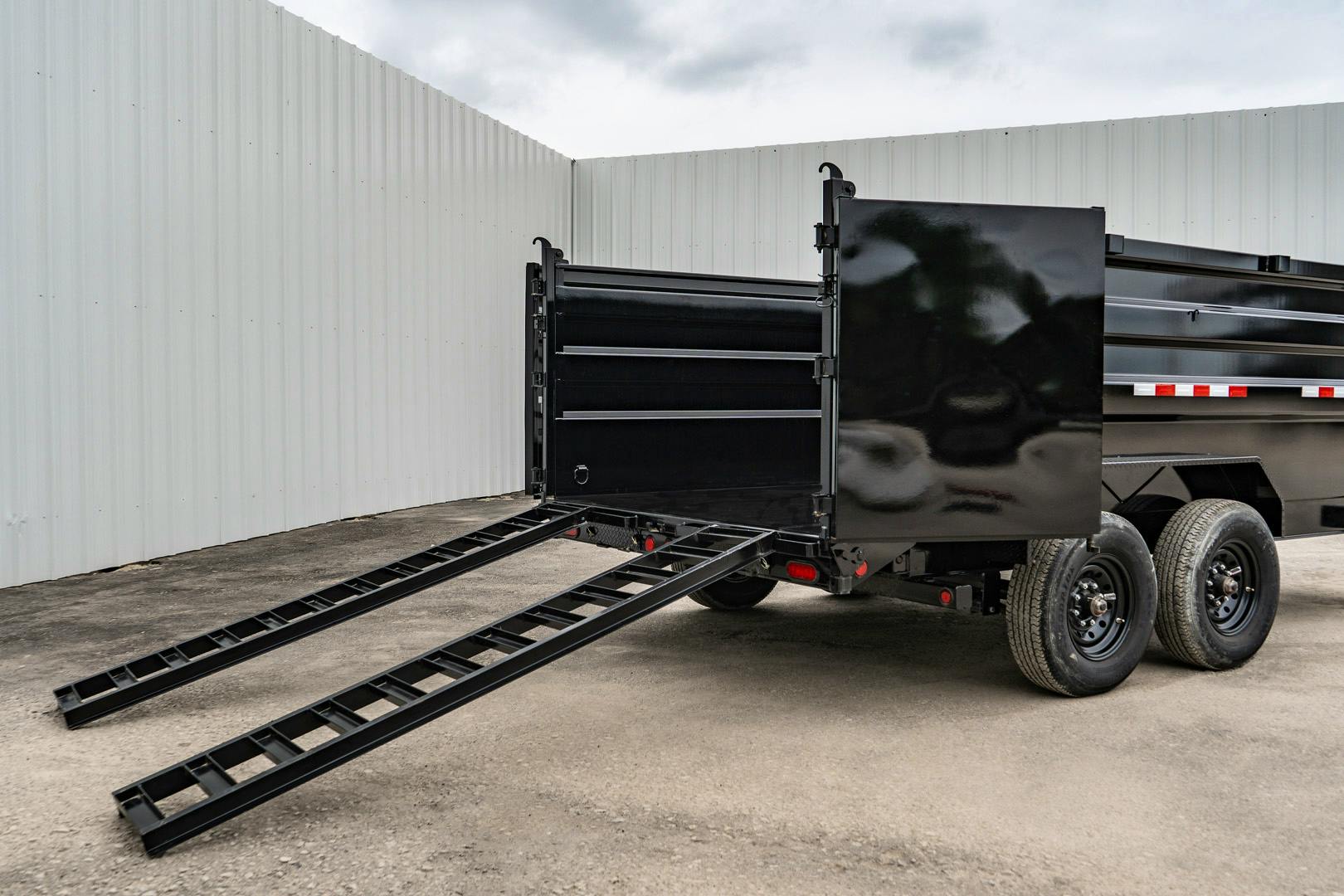 PJ Trailers 14'x83" 18k GN Low Pro Dump Trailer w/ 4' Sides (DX) - Image 28
