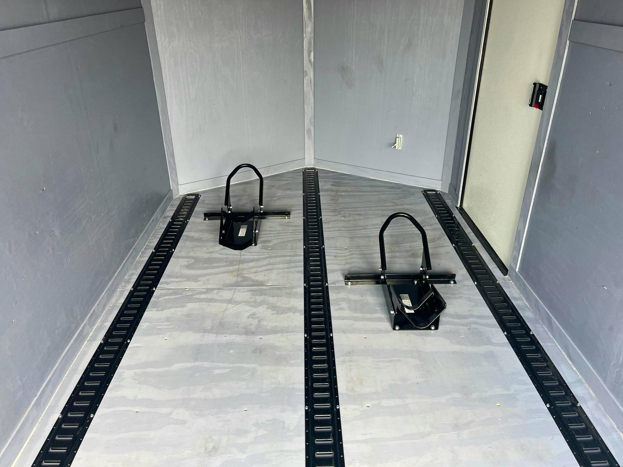 Spartan 7'x14' Motorcycle Enclosed Cargo Trailer w/ Rear Ramp Door - Stock #85646 - Image 5 of 8