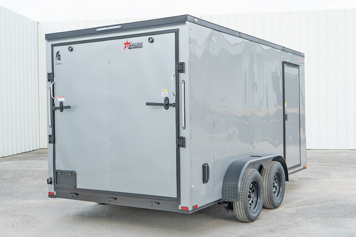 Spartan 7'x14' Enclosed Cargo Trailer w/ Rear Ramp Door (C2) - Image 13