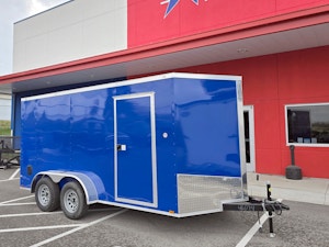 Spartan 7'x14' Enclosed Cargo Trailer w/ Rear Ramp Door (C2)